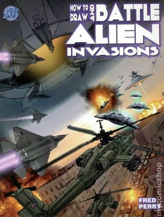 How To Draw And Battle Alien Invasions Sc (ap) 1 - 1st 2011 Nm Stock Image