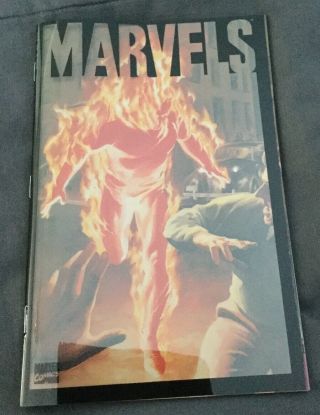 Marvels 1 - 4 1994 Complete Set Nm Alex Ross Kurt Busiek