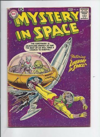 Mystery In Space 40 - Vg/fn 5.  0 - D.  C.  1957 - Low $39.  95 B.  I.  N.  Obo