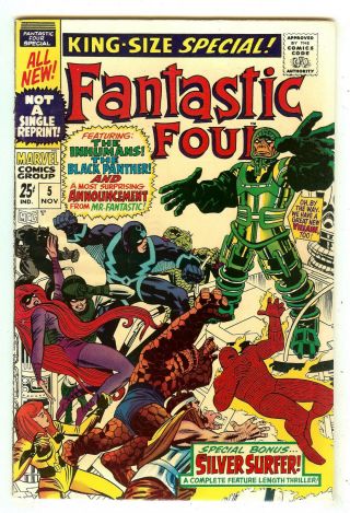 Fantastic Four Special 5 1st Solo Silver Surfer Story 1st Psycho - Man