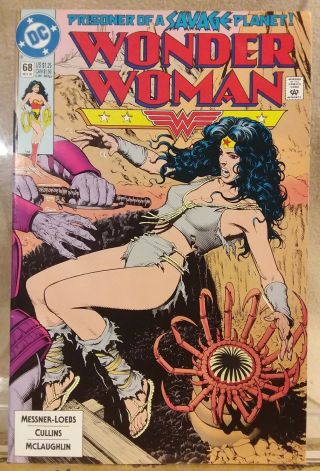 " Wonder Woman " No.  68 Brian Bolland Cover Dc Comics 1992