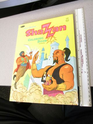 Shazzan Coloring Book 1968 Comic Cartoon Character Hanna Barbera 128 Pg