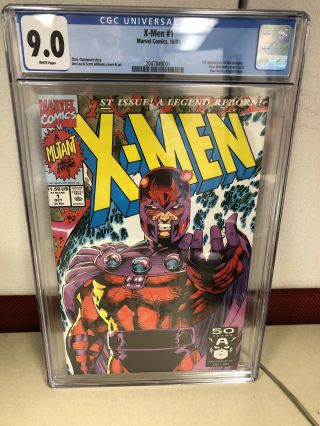X - Men 1 Cgc 9.  0 Magneto Cover Jim Lee Art Arrived From Cgc 7/24 Perfect Slab