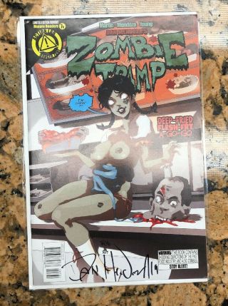 Zombie Tramp 7 Risque Variant Action Lab Comics Signed By Dan Mendoza 