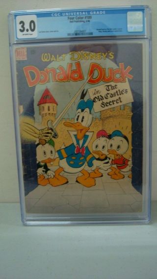 Four Color 189 Cgc 3.  0 Good/very Good June 1948 Dell Carl Barks
