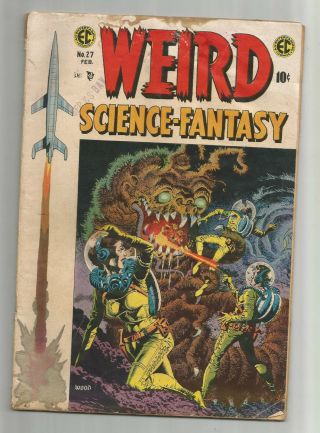 Weird Science - Fantasy - Grade 4.  0 - Gorgeous Wally Wood Cover