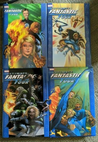 2005 Marvel Ultimate Fantastic Four,  Volume 1 2 3 4 Hardcover 1st Print