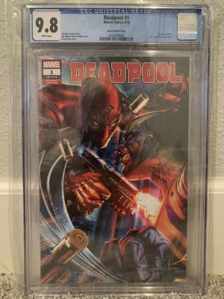 Deadpool 1 - Greg Horn Variant - Cgc 9.  8 Nm/mt Marvel Wolverine
