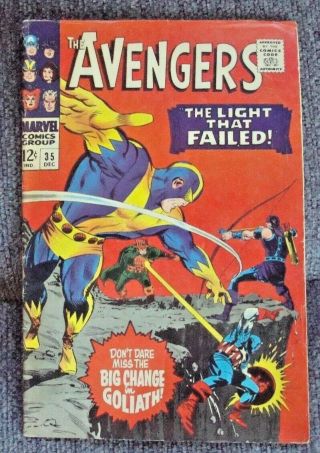 1966 Marvel Comics The Avengers 35 1st Roy Thomas Scripts