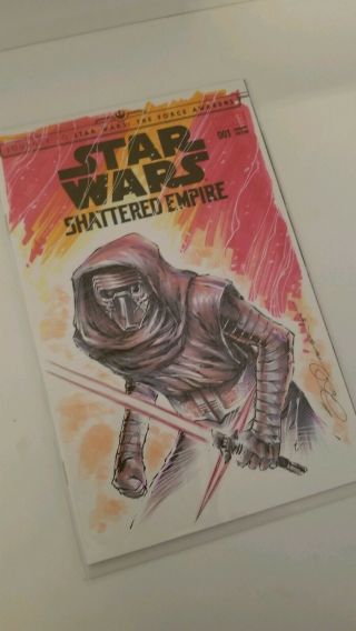 Star Wars Comic Book Sketch Cover Art By Jose Fernandez