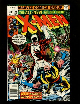 X - Men 109 Vf Cockrum Byrne 1st Weapon Alpha 1st Mention Alpha Flight Wolverine