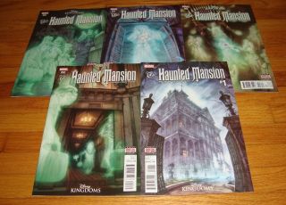 Disney Kingdoms Haunted Mansion 1 2 3 4 5 Full Set 1st Prints