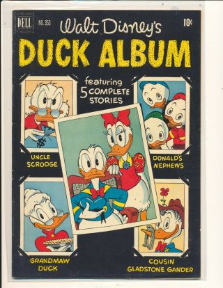 Four Color 353 - Duck Album (1) Carl Barks Cover Vg/fine Cond.