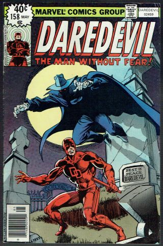 Daredevil 158 Fn/6.  0 - 1st Frank Miller Issue On Series