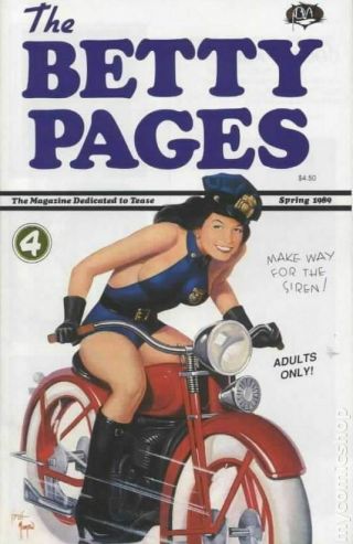Betty Pages 4 1989 Fn,  6.  5 Stock Image