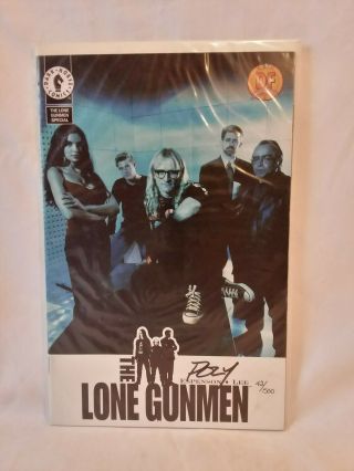 Dark Horse Comics 2001,  The Lone Gunmen Special,  Vf/nm,  Signed Paul Lee D