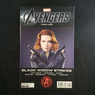 Avengers Prelude Black Widow Strikes 1 Vf/nm Scarlett Johansson Photo Variant