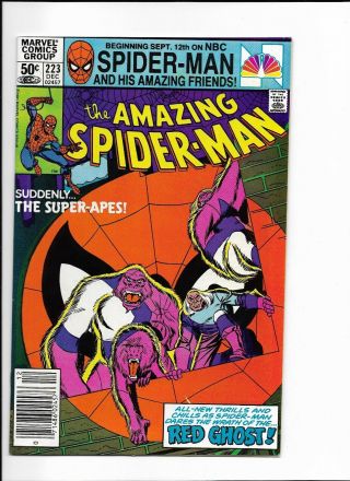 The Spider - Man 223 (1981) Nm - 9.  2