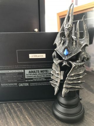 Warcraft Arthas Helm Limited Edition Sideshow Collectibles 3789 Of 4000 Wow