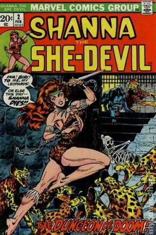 Shanna The She - Devil (1st Series) 2 1973 Vg,  4.  5 Stock Image Low Grade