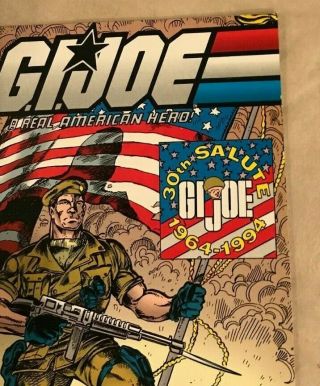 G.  I.  JOE A Real American Hero 152 Marvel Comics 1994 30th Anniversary Low Print 4