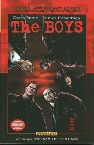 The Boys Volume 1 Limited Anniversary Edition Name Of Game Garth Ennis Hardcover