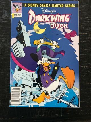 Walt Disney Darkwing Duck (1991) 1 Key 1st Appearance Copper Age Nm Newstand