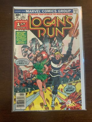 Marvel Comics Group - Logans Run 1 - January 1977 (m1a)