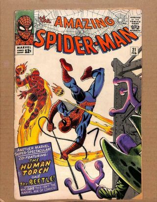 Spider - Man 21 - 2nd App The Beetle Avengers Marvel Comics