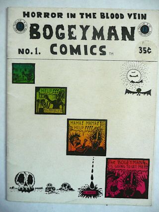 Bogeyman Comics 1 1st Print Rory Hayes 1969 San Francisco Comics