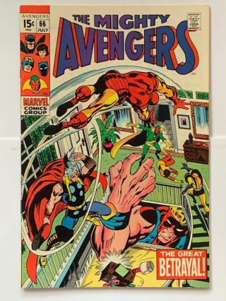 Marvel Avengers 66 (1969) 1st App Adamantium,  Iron Man (barry Windsor Smith Art