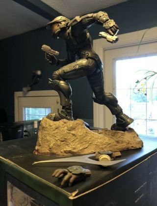 Kotobukiya Halo 3 Steel Master Chief Spartan Statue Artfx Figure,  Energy Sword