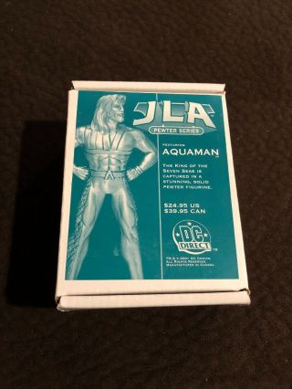 Aquaman Justice League Jla Pewter Figure 2001 Dc Direct Metal
