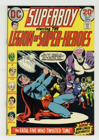 Superboy (1st Series Dc) 198 1973 Vf 8.  0