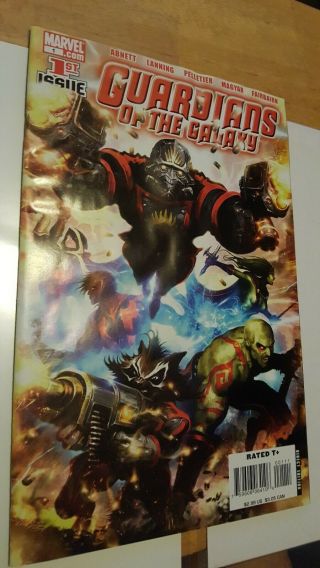Water Damage Guardians Of The Galaxy 1 (2008,  Marvel) Dan Abnett 1st Print