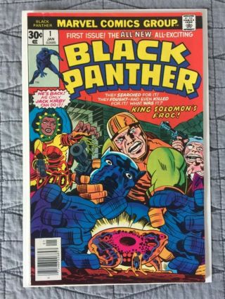 Rare 1977 Bronze Age Black Panther 1 Key 1st Issue Complete