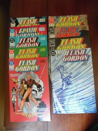 Flash Gordon S 1 - 9 [dc Comics,  1988] - Complete Set All Very Fine Plus
