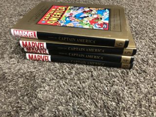 Marvel Masterworks Golden Age Captain America Volumes 3 - 6 (jack Kirby) Pre - Owned