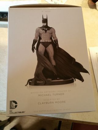 Dc Comics Batman Black And White Statue By Michael Turner Lmtd Edition 5200