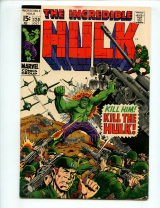 The Incredible Hulk 120 (1969) Vf/nm 9.  0