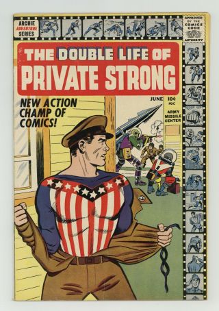 Double Life Of Private Strong 1 1959 Vg,  4.  5