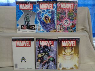Marvel Universe: The End 1 - 6 Complete Set Thanos Jim Starlin (b 21685)