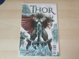 Thor For Asgard 1 Modern Age Signed By Writer Robert Rodi 45/175 With Df