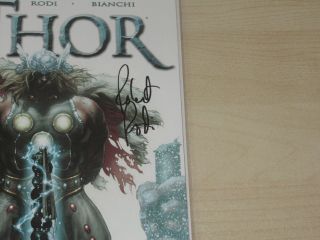 THOR FOR ASGARD 1 MODERN AGE SIGNED BY WRITER ROBERT RODI 45/175 WITH DF 2
