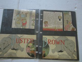 Rare Buster Brown Comics,  Ny Herald 1908 And 1909,  Plus Buster Brown Ad