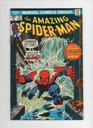 Spider - Man (1963 1st Series) 151.  Skirmish Beneath The Streets