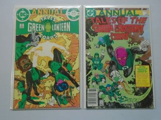 Tales Of The Green Lantern Corps Annual 1,  2 8.  0/vf (1985 - 86)