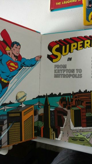 DC Read Along Books with Cassettes Wonder Woman,  Batman,  Superman 7