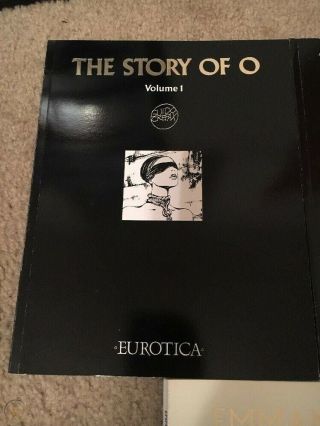 The Story Of O Eurotica Rare Vol 1 Guido Crepax Graphic Novel Adult