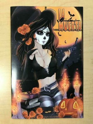 La Muerta Pin Ups 1 Trick Or Treat Jewel Variant Cover By Sam Sawyer 66 Made